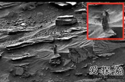 nasa火星照片惊现长发"女外星人"